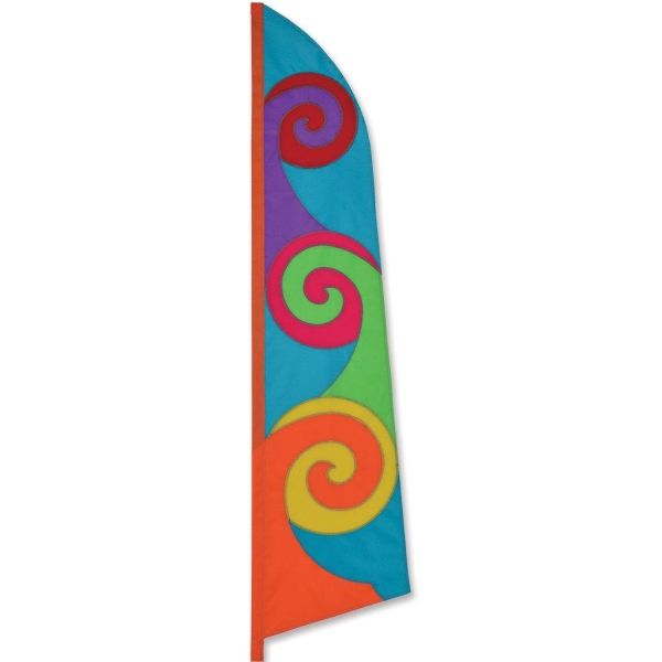 Pop Bike / Recumbent Flag, Curly Hues