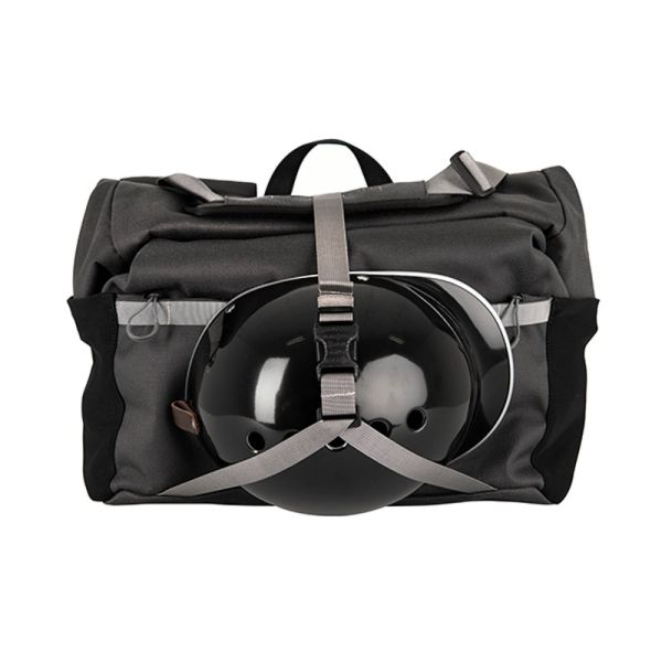 Brompton Borough Roll Top Bag, Dark Gray