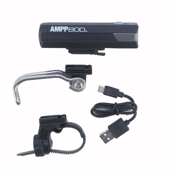 Cateye Rechargeable Front Light for Brompton [AMPP 500, 800 & 1100 Lumen] 
